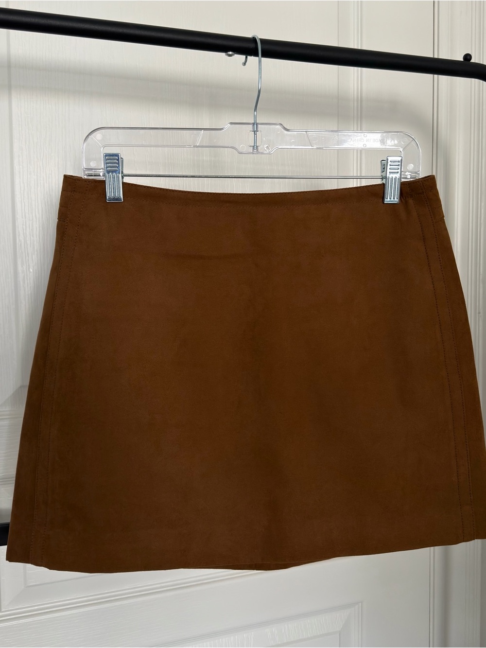 NWOT H&M Suede Feel High Waisted Mini Skirt